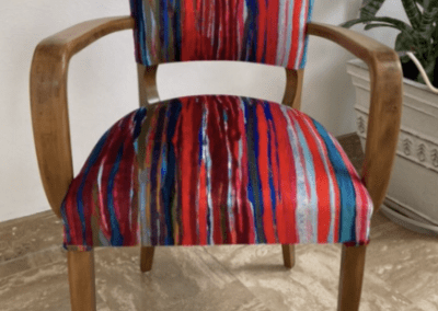 bridge rayé multicolore