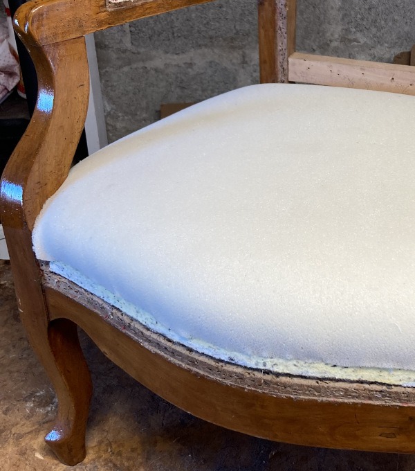 fauteuil assise mousse