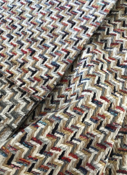 tissu multicolore