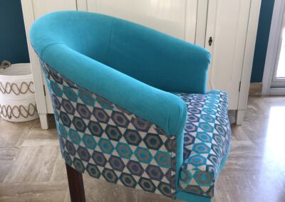 art déco tissu double