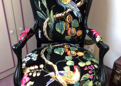 fauteuil louis philippe jungle