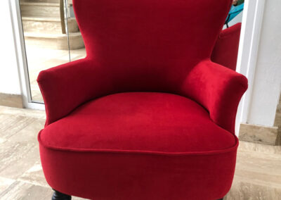 fauteuil rouge