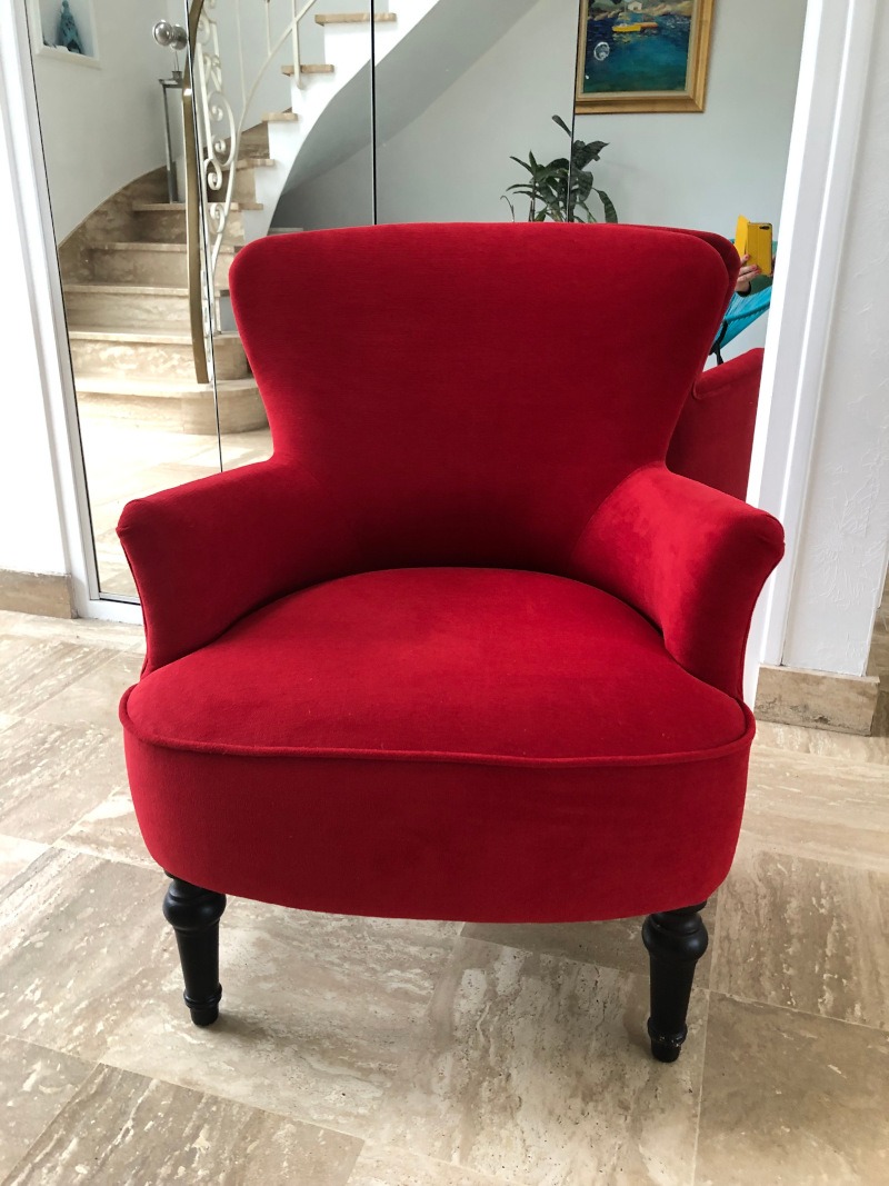 fauteuil rouge