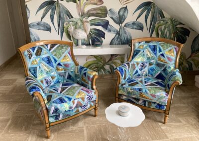 paire fauteuils lalie