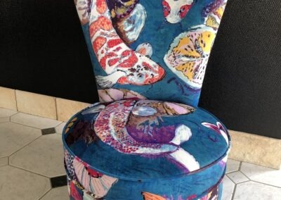 chauffeuse tissus lalie design kohaku