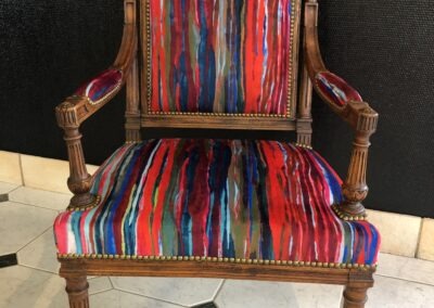 fauteuil louis xvi tissus bahia lalie design